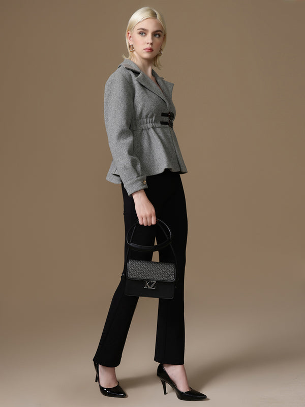 Charm Double Buckle Jacket