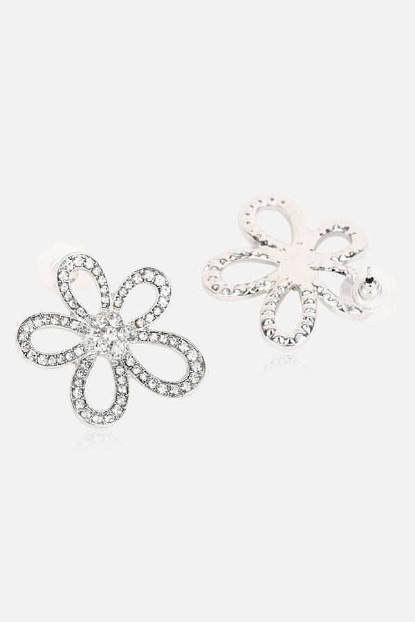 Statement Floral Studd Earrings