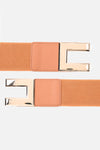Broad Rectangle Buckle Belt