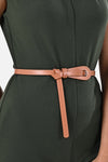 Self Tied Thin Belt