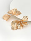 Elegant Half-Bloom Statement Earrings