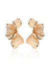 Elegant Half-Bloom Statement Earrings