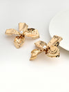 Majestic Metal Blossom Earrings