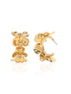 Serena Blossom Hoop Earrings