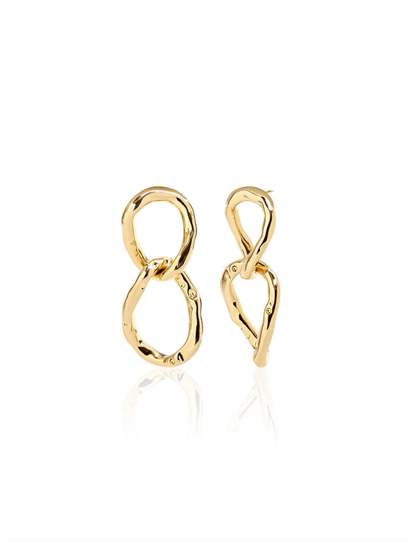 Sophisticated Double Loop Earrings