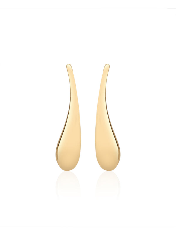 Elegantly Elongated Teardrop Earrings