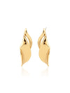 Elegance Twisted Metal Drop Earrings