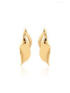 Elegance Twisted Metal Drop Earrings