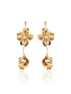 Glamorous Floral Statement Earrings