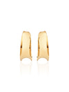 Sculpted Curve Hoop Earrings