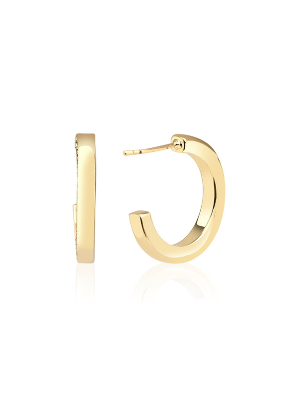 Petite Embellished Hoops