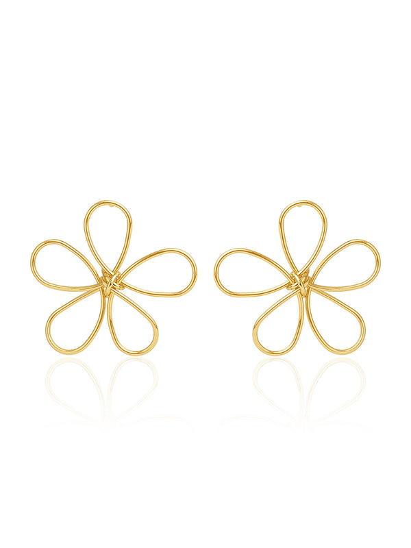 Vivienne Intricate Flower Statement Earrings