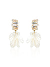 Luna Floral Crystal Statement Earrings