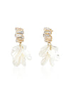 Luna Floral Crystal Statement Earrings
