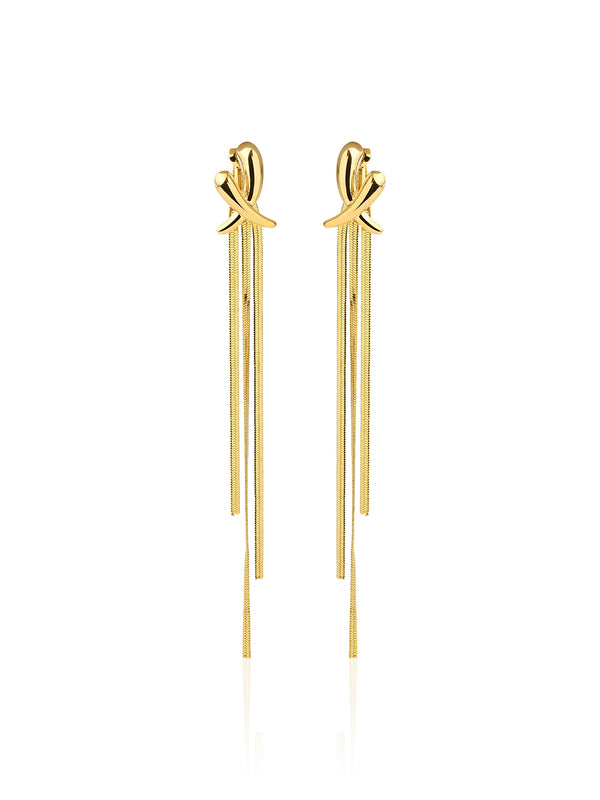 Graceful Chain Drop earrings