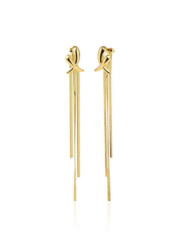 Graceful Chain Drop earrings