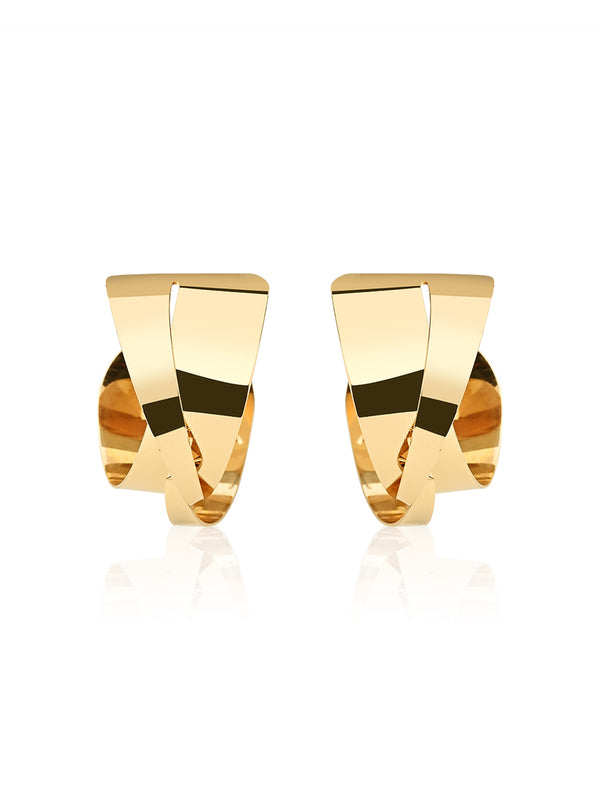 Jasmine Statement Metal Hoops