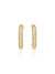 Elegant Oval Huggie Earrings
