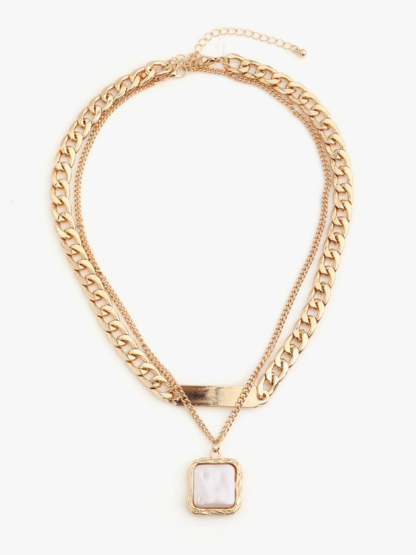 Moonstone Mirage Layered Necklace