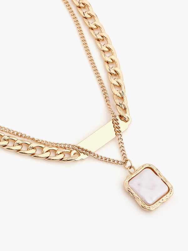 Moonstone Mirage Layered Necklace