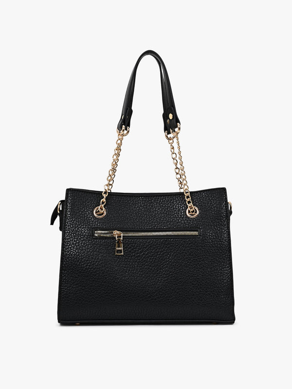 PLEATED SOLD SATCHEL