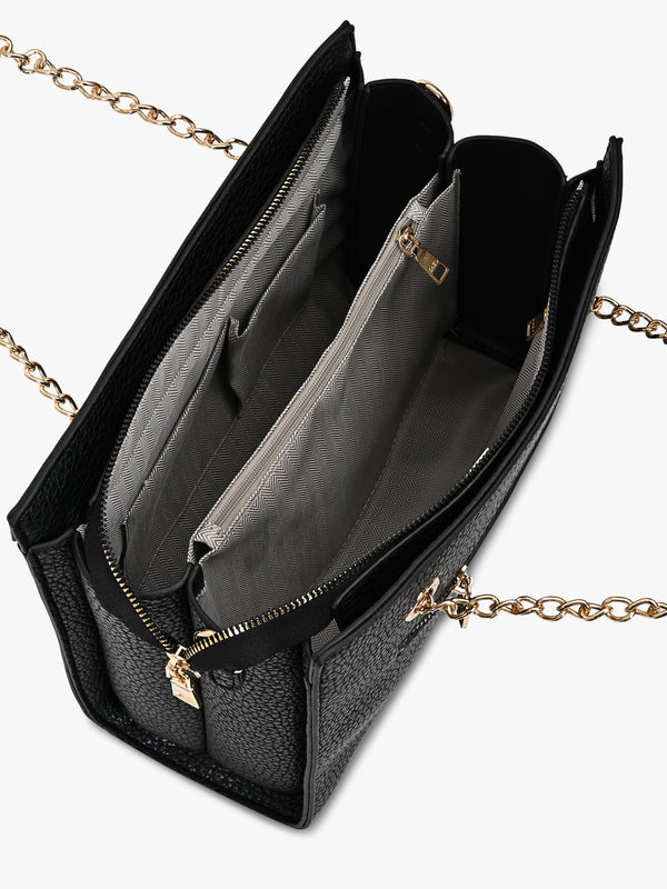 PLEATED SOLD SATCHEL