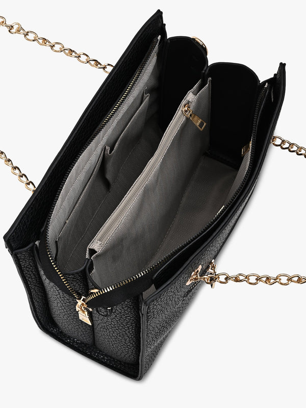 PLEATED SOLD SATCHEL