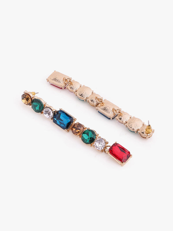 Gemstone Dangle Earrings