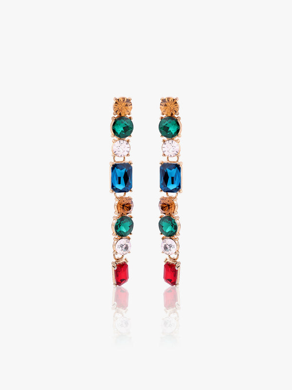 Gemstone Dangle Earrings
