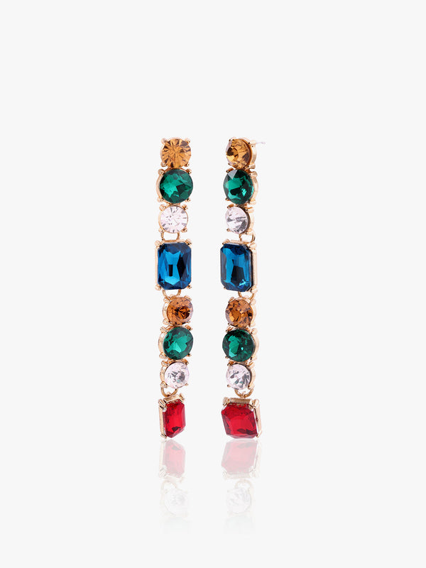 Gemstone Dangle Earrings