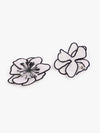 Embroidered Blossom Stud Earrings