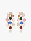 Colorful Gem Dangle Earrings