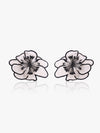 Embroidered Blossom Stud Earrings