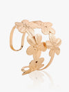 Gold Leaves Statement Bracelet