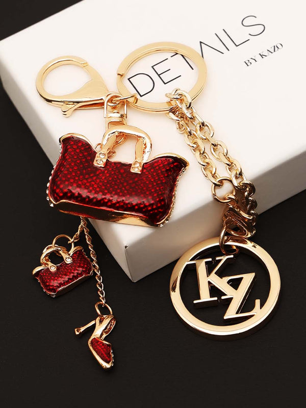 Crimson Bag Charm