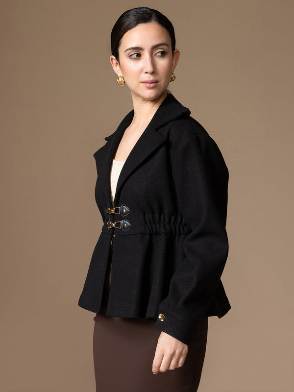 Charm Double Buckle Jacket