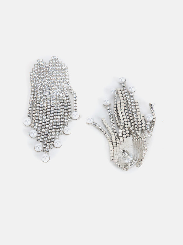 Long Tassel Pearl EarringsÂ