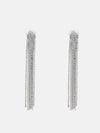 Silver Chain Drop Earrings