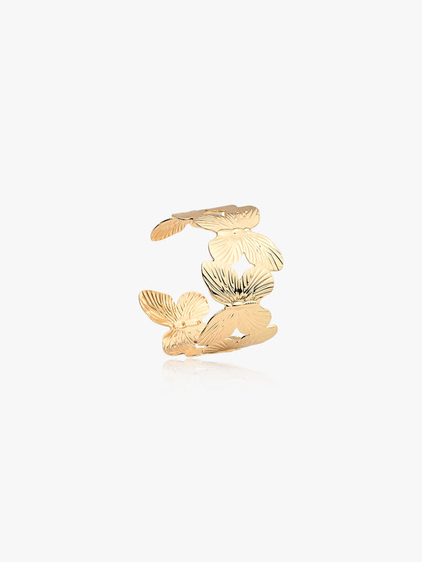 Butterfly Design Glam Bangle Bracelet