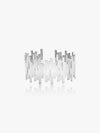 Sophisticated Linear Pattern Bangle