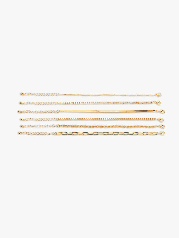 Sophisticated Five-Bracelet Set