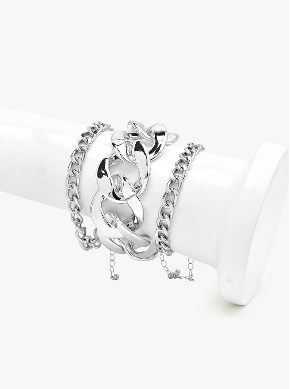 Bold Trio Statement Bracelet Set