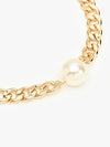 Statement White Pearl Necklace