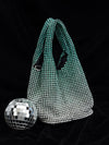 Rhinestone Evening Designer Bucket Bag