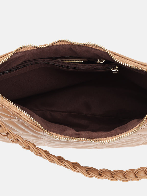 Hobo Bag Has Quilting On Top