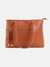 Tote Bag With Front Zipper Pocket