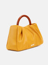 Minaudiere Bags With Pleated Faux Leather