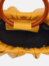 Minaudiere Bags With Pleated Faux Leather