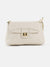 Unique Quilting Handbag With Grace Of Gold Finish