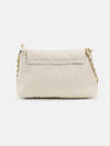 Unique Quilting Handbag With Grace Of Gold Finish
